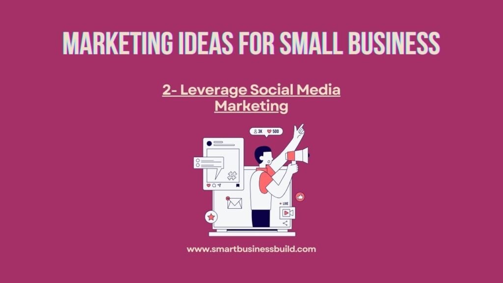 2- Leverage Social Media Marketing