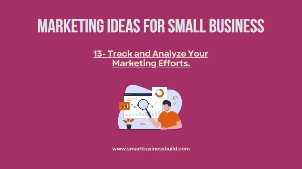 Track and Analyze Your Marketing Efforts